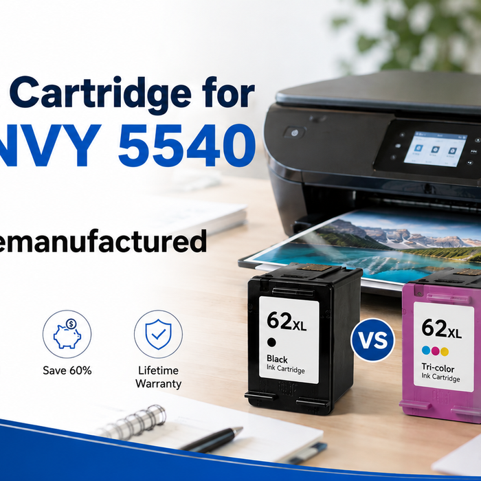 Best HP ENVY 5540 Ink Cartridge in 2026 OEM vs Remanufactured HP 62XL Compared