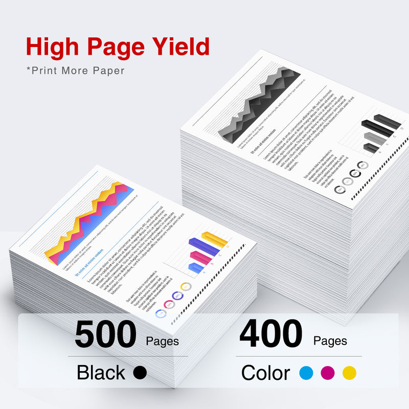 Compatible Canon 275XL/276XL  Ink Cartridges for Pixma TS3722 & TR4720 (Combo Pack)