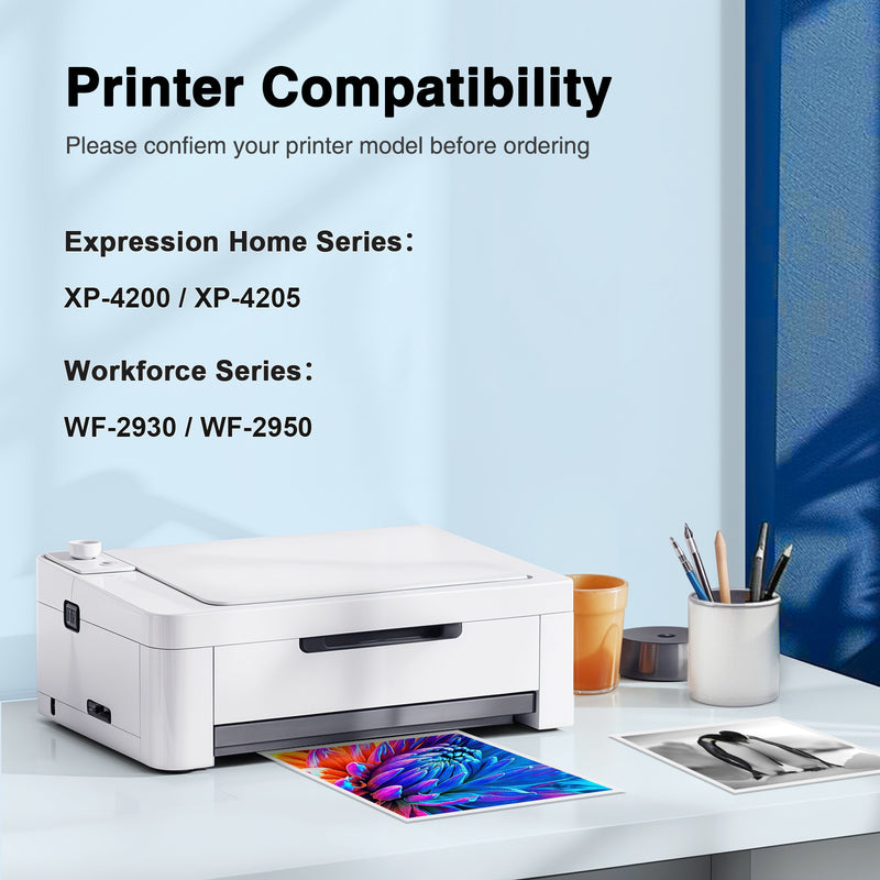 Compatible Epson 232XL Ink Cartridges (4 Pack, BK/C/M/Y)