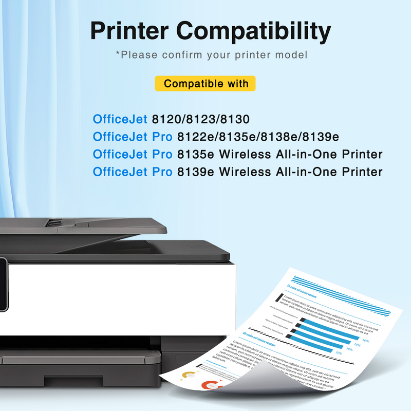 Compatible HP 923XL (Firmware Safe) Ink Cartridge Combo Pack
