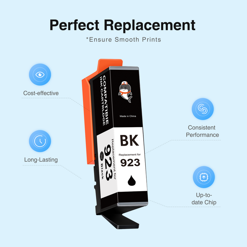Compatible HP 923XL (Firmware Safe) Ink Cartridge Combo Pack
