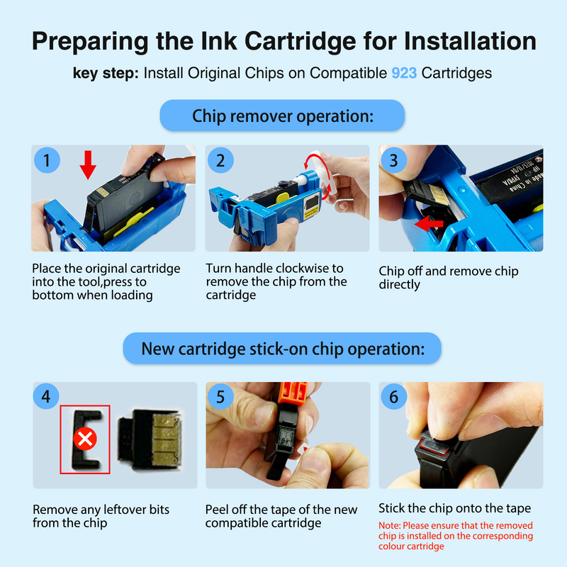 Compatible HP 923XL (Firmware Safe) Ink Cartridge Combo Pack