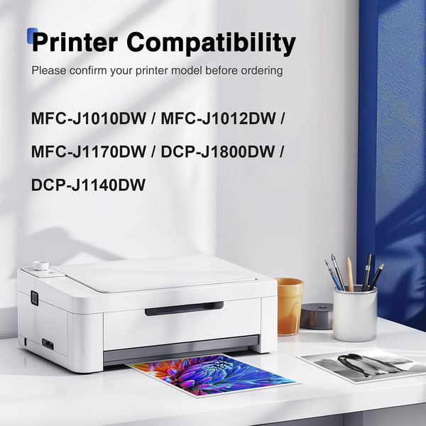 Starink Compatible Brother LC401XL Ink Cartridges 5 Packs (Black, Cyan, Magenta, Yellow) | 500 Pages