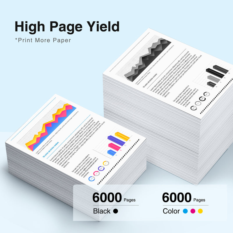 Epson 522 Compatible Color Ink Bottles (6 Pack)