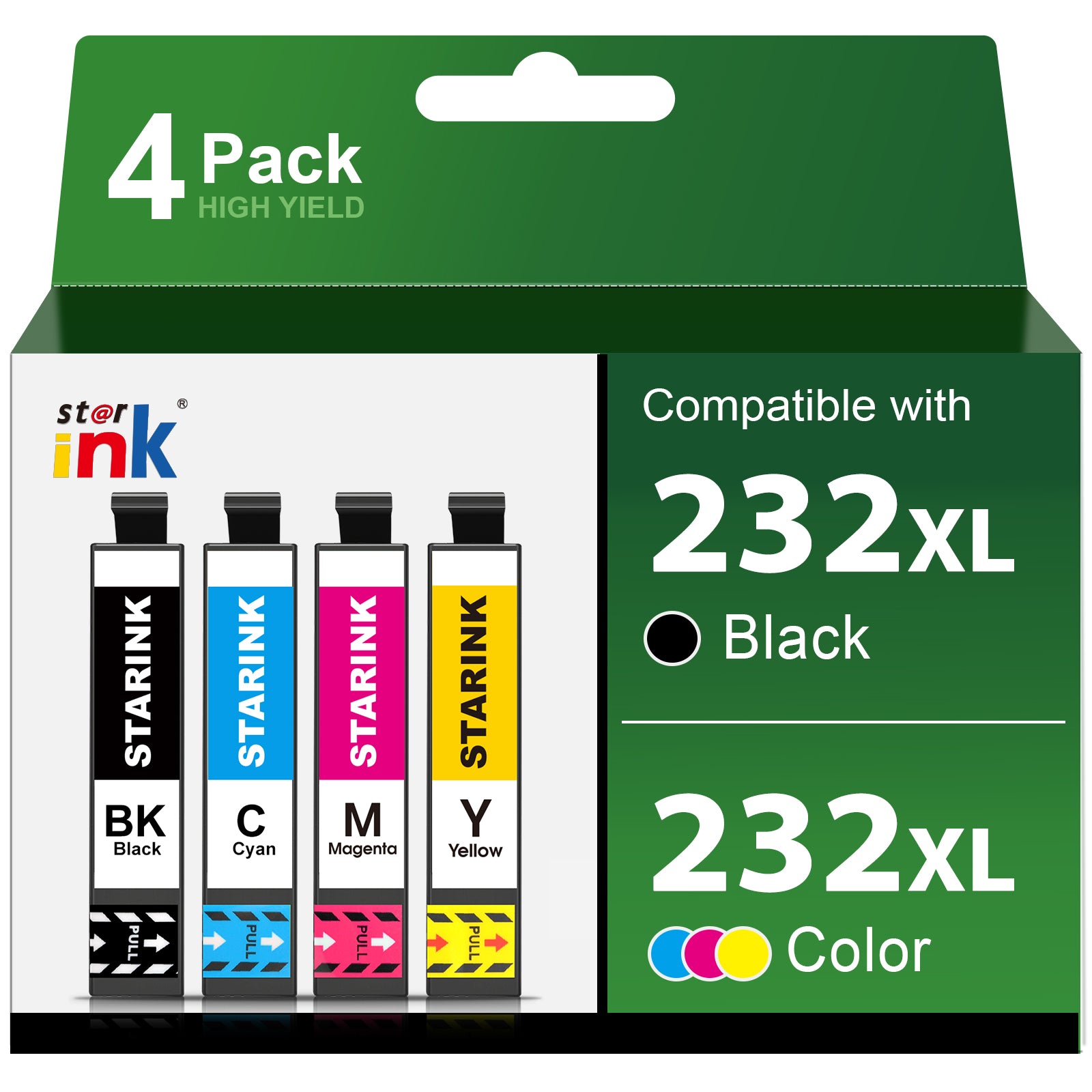 Compatible Remanufactured Epson 232XL High Yield Ink Cartridges 4